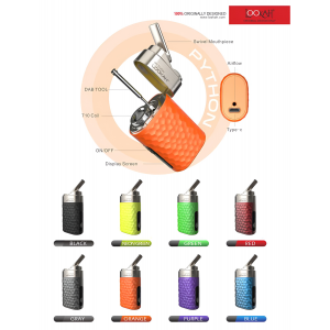 PRE ORDER - Lookah Python 650mAh Variable Voltage Vaporizer Kit With 710 Quartz Coil & Digital Display Screen